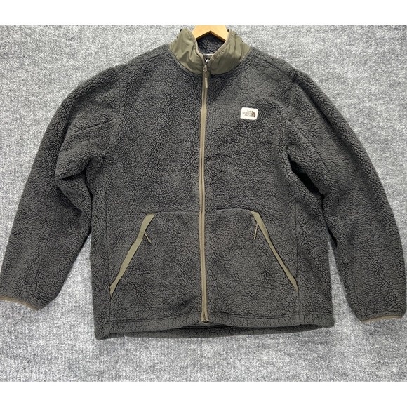 The North Face Other - The North Face Campshire Jacket Men's XL Sherpa Fleece Full Zip High Pile Olive